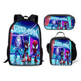Meet Spidey and His Amazing Friends Schoolbag Backpack Lunch Bag Pencil Case 3pcs Set Gift for Kids Students